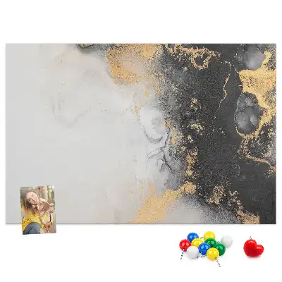 Marble Art Printed Cork Board