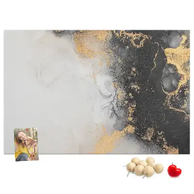 Marble Art Printed Cork Board