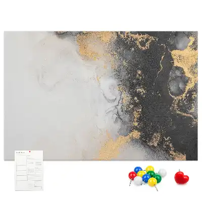 Marble Art Printed Cork Board