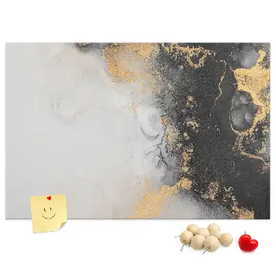 Marble Art Printed Cork Board