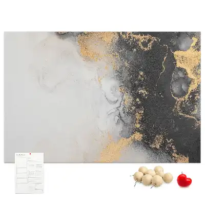 Marble Art Printed Cork Board