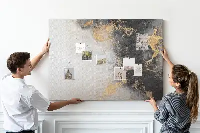 Marble Art Printed Cork Board