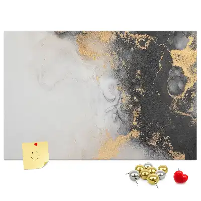 Marble Art Printed Cork Board
