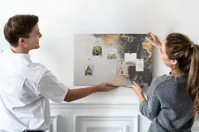 Printed Cork Board Marble art