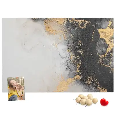 Marble Art Printed Cork Board