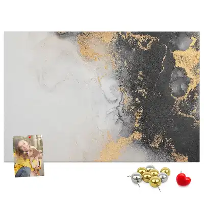 Marble Art Printed Cork Board