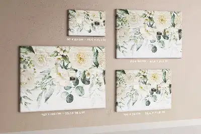Floral Printed Cork Board