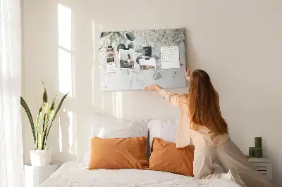 Printed Cork Memo Board Hanging plants