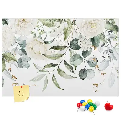 Natural cork memo board
