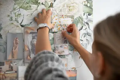 Natural cork memo board
