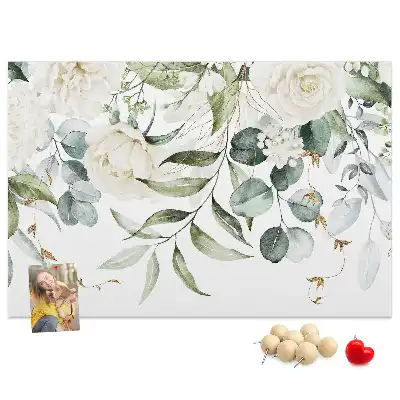 Natural cork memo board