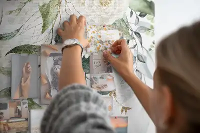 Natural cork memo board