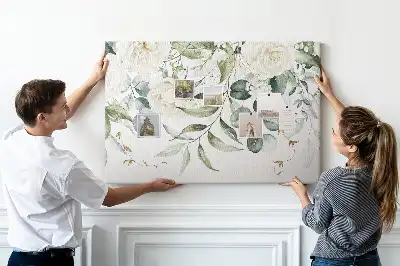 Natural cork memo board