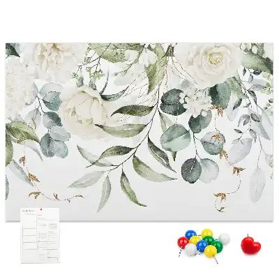 Natural cork memo board