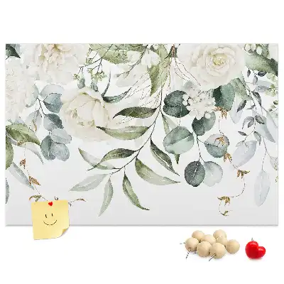Natural cork memo board