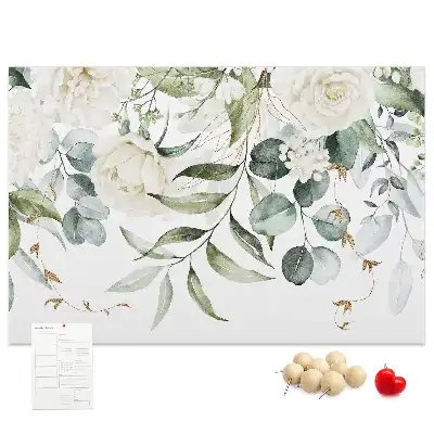 Natural cork memo board