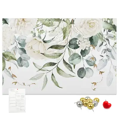 Natural cork memo board