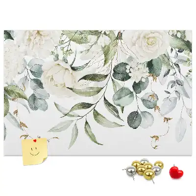 Natural cork memo board