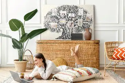 Printed Cork Board Large tree nature