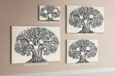 Printed Cork Board Large tree nature