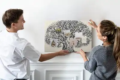 Printed Cork Board Large tree nature
