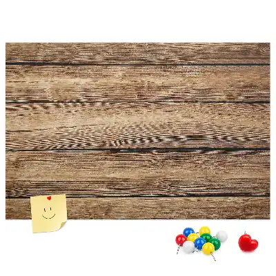 Printed Cork Memo Board with Wooden Frame