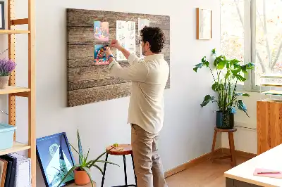 Printed Cork Memo Board Wooden boards