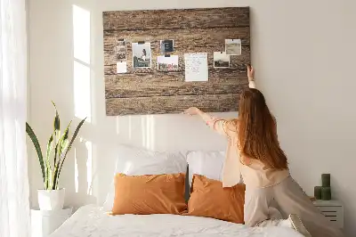 Printed Cork Memo Board Wooden boards