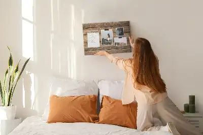 Printed Cork Memo Board Wooden boards