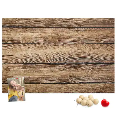 Printed Cork Memo Board Wooden boards