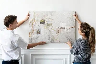 Printed Cork Board Decorative marble