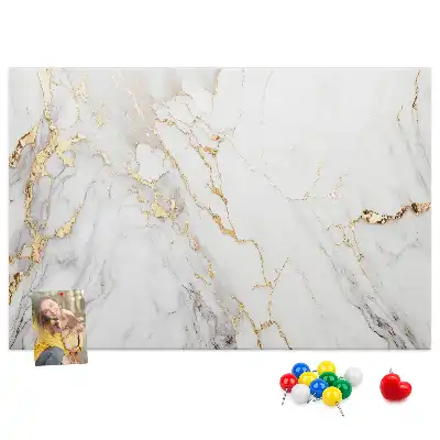 Printed Cork Board Decorative marble
