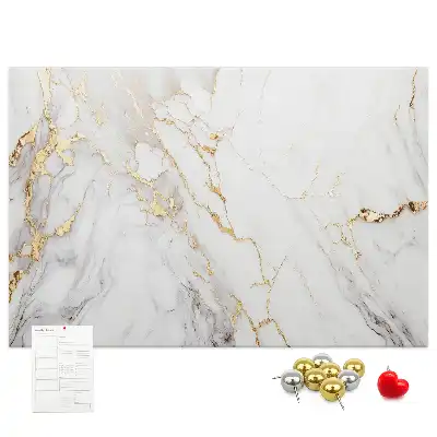 Decorative Marble Printed Cork Board