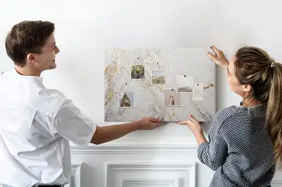 Printed Cork Board Decorative marble