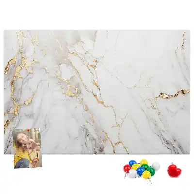 Printed Cork Board Decorative marble