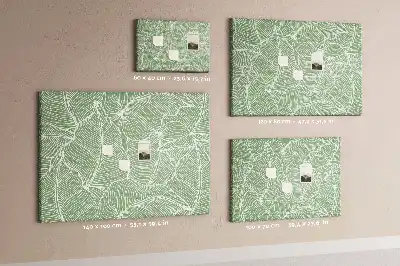 Nature Leaf Pattern Cork Memo Board