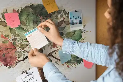 Printed Family Tree Cork Board