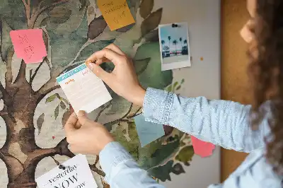 Printed Cork Board Family tree