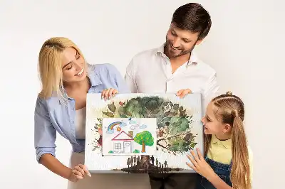 Printed Family Tree Cork Board