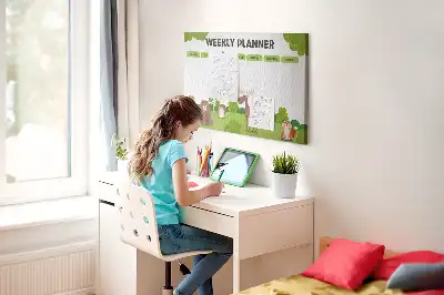 Printed Cork Memo Board Lesson plan