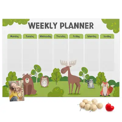 Printed Cork Memo Board Lesson plan