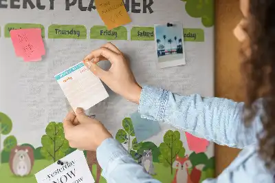 Printed Cork Memo Board Lesson plan