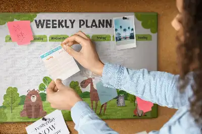 Printed Cork Memo Board Lesson plan
