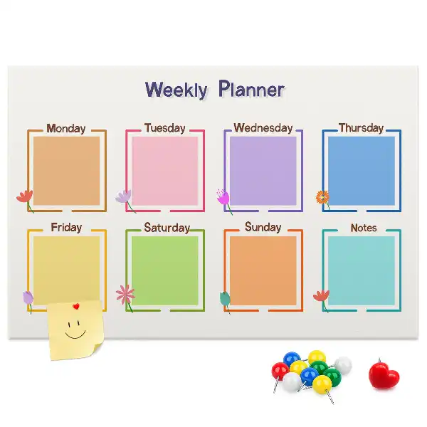 Cork Weekly Planner Memo Board