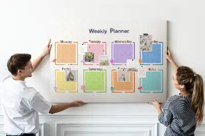 Cork Weekly Planner Memo Board