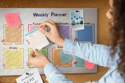 Cork Weekly Planner Memo Board