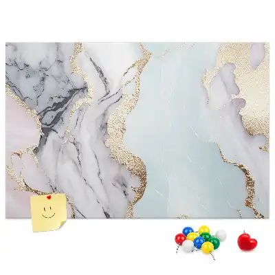 Marble Print Cork Board