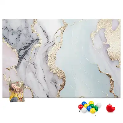 Marble Print Cork Board