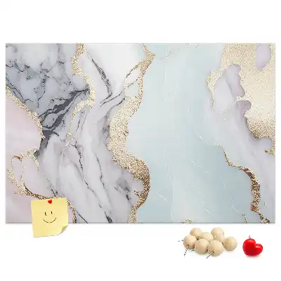 Marble Print Cork Board