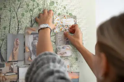 Printed Cork Board Large tree nature